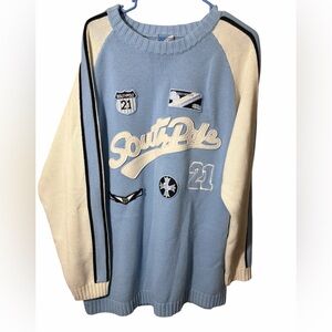 Vintage 90’s Southpole acrylic knit crewneck sweater.
